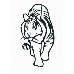 Tiger (Animals) coloring page #174911 to print and color