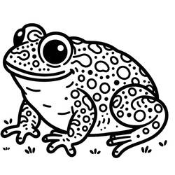 Toad (Animals) coloring page #218466 to print and color