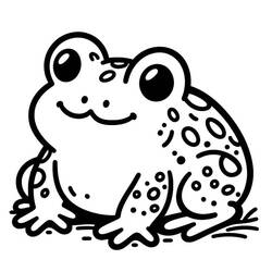 Toad (Animals) coloring page #218479 to print and color