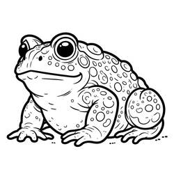 Toad (Animals) coloring page #218482 to print and color