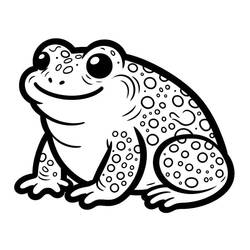 Toad (Animals) coloring page #218495 to print and color
