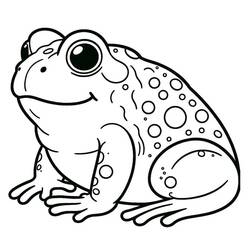 Toad (Animals) coloring page #218496 to print and color