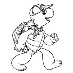 Coloring page: Tortoise (Animals) #13460 - Free Printable Coloring Pages
