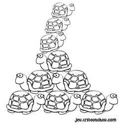 Coloring page: Tortoise (Animals) #13481 - Free Printable Coloring Pages