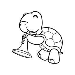 Coloring page: Tortoise (Animals) #13497 - Printable coloring pages