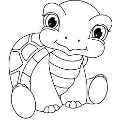 Tortoise (Animals) coloring page #180092 to print and color