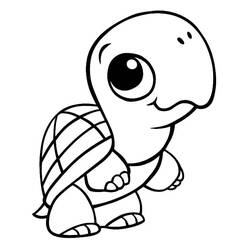 Tortoise (Animals) coloring page #180094 to print and color
