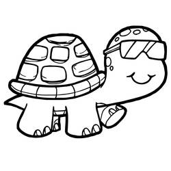 Tortoise (Animals) coloring page #180095 to print and color