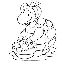Tortoise (Animals) coloring page #180106 to print and color