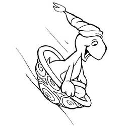 Tortoise (Animals) coloring page #180109 to print and color