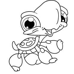 Tortoise (Animals) coloring page #180111 to print and color