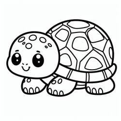 Tortoise (Animals) coloring page #217132 to print and color