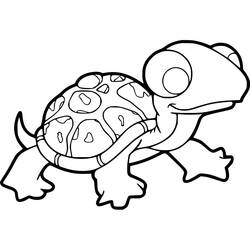 Tortoise (Animals) coloring page #217138 to print and color