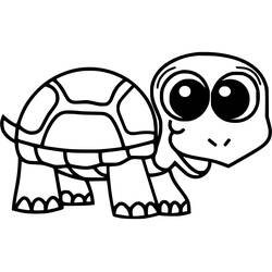 Tortoise (Animals) coloring page #217144 to print and color