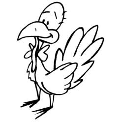 Coloring page: Turkey (Animals) #5298 - Free Printable Coloring Pages