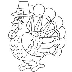 Coloring page: Turkey (Animals) #5306 - Free Printable Coloring Pages