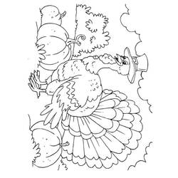 Coloring page: Turkey (Animals) #5341 - Free Printable Coloring Pages