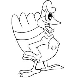Coloring page: Turkey (Animals) #5344 - Free Printable Coloring Pages