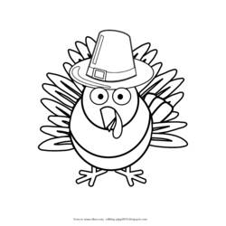 Coloring page: Turkey (Animals) #5350 - Free Printable Coloring Pages