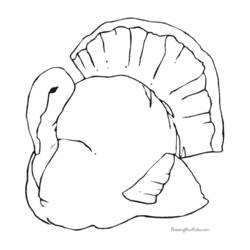 Coloring page: Turkey (Animals) #5445 - Free Printable Coloring Pages