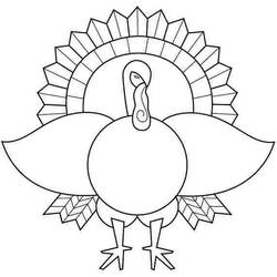 Coloring page: Turkey (Animals) #5481 - Free Printable Coloring Pages