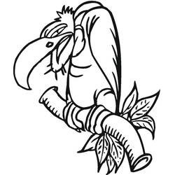 Vulture (Animals) coloring page #205318 to print and color