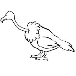 Vulture (Animals) coloring page #205319 to print and color