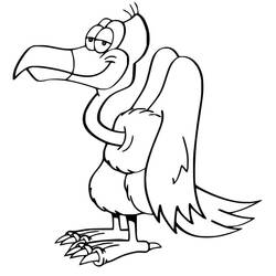 Vulture (Animals) coloring page #205333 to print and color