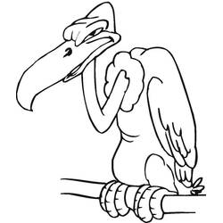 Vulture (Animals) coloring page #205337 to print and color