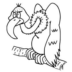 Vulture (Animals) coloring page #205342 to print and color