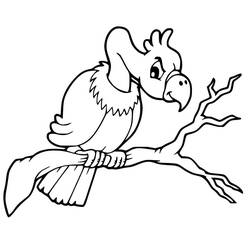 Vulture (Animals) coloring page #205348 to print and color