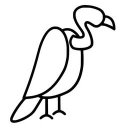 Coloring pages: Vulture - Free Printable Coloring Pages