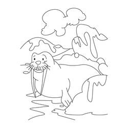 Coloring page: Walrus (Animals) #16638 - Free Printable Coloring Pages