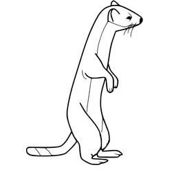 Coloring page: Weasel (Animals) #205446 - Free Printable Coloring Pages