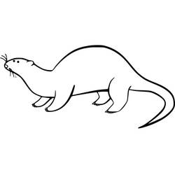 Coloring page: Weasel (Animals) #205449 - Free Printable Coloring Pages