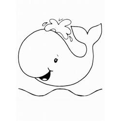 Whale (Animals) coloring page #184674 to print and color
