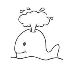 Whale (Animals) coloring page #184676 to print and color