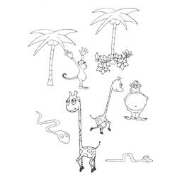 Coloring page: Wild / Jungle Animals (Animals) #21200 - Free Printable Coloring Pages