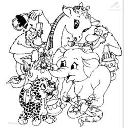Coloring page: Wild / Jungle Animals (Animals) #21282 - Free Printable Coloring Pages
