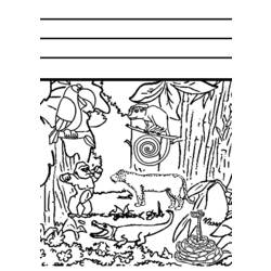 Coloring page: Wild / Jungle Animals (Animals) #21322 - Free Printable Coloring Pages