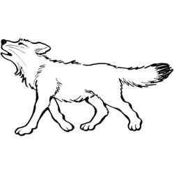 Coloring page: Wolf (Animals) #10456 - Printable coloring pages
