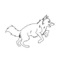 Coloring page: Wolf (Animals) #10472 - Printable coloring pages