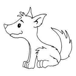 Coloring page: Wolf (Animals) #10484 - Printable coloring pages
