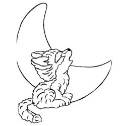 Coloring page: Wolf (Animals) #10506 - Free Printable Coloring Pages