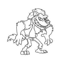 Coloring page: Wolf (Animals) #10527 - Free Printable Coloring Pages