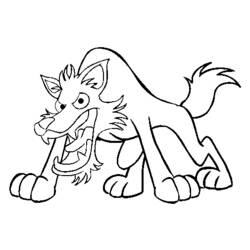 Coloring page: Wolf (Animals) #10542 - Printable coloring pages