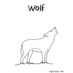 Coloring page: Wolf (Animals) #10571 - Free Printable Coloring Pages