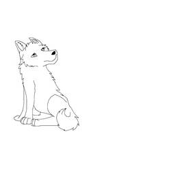 Coloring page: Wolf (Animals) #10587 - Free Printable Coloring Pages