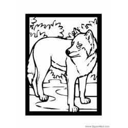 Coloring page: Wolf (Animals) #10603 - Free Printable Coloring Pages