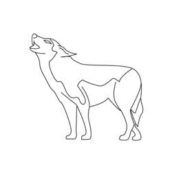 Coloring page: Wolf (Animals) #10633 - Free Printable Coloring Pages